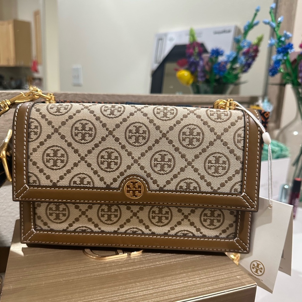 Tory Burch T Monogram Jacquard Mini Bag - Picture 2 of 10